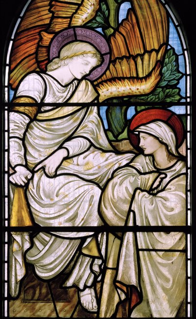 Easthampstead, San Miguel y Santa María Magdalena, Morris & Co., Edward Burne-Jones, María Magdalena, 1876 de Edward Burne Jones